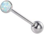 Pinin Nyelv piercing, kék-sárga