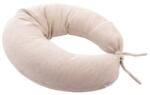 BabyMatex Perna pentru gravide și alăptare Baby Matex - Relax Linen, bej, 190 cm (5902675071642)