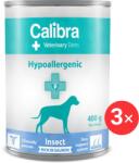 Calibra VD Dog konzerv Hypoallergenic Insect & Salmon 3 × 400 g (KRMP2003bun)