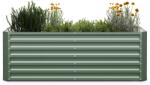 Blumfeldt High Grow Straight, ghiveci înalt, 180 x 60 x 90 cm, din tablă ondulată, ușor de asamblat, rezistent la rugină și îngheț (GDMB4-Bl-HGS-1860-DM) (GDMB4-Bl-HGS-1860-DM)
