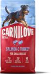 CARNILOVE Active Dog Dry Made with Salmon & Turkey for Adult Small Breeds 12 kg