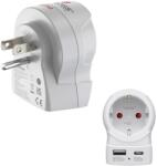 Hama Utazó adapter EU-USA/Kanada 20W PD töltővel (4047443553768)