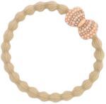 By Eloise London Rose Gold Bling Bow Ластик за коса за жени цвят Sand