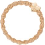 By Eloise London Metallic Gold Heart Ластик за коса за жени цвят Gold
