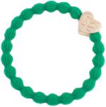 By Eloise London Gold Heart Ластик за коса за жени цвят Emerald Green