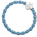By Eloise London Metallic Silver Quatrefoil Ластик за коса за жени цвят Bermuda