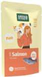 Green Petfood 16x85 g Kacsa Green Petfood Paté Lazac -Skin & Coat nedves macskatáp