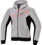 Alpinestars Chrome Superairflow motoros pulóver fekete-világosszürke-fluo piros