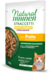 Natural Trainer 28x70g Natural Trainer Straccetti Urinary Sterilised csíkok szószban nedves macskatáp csirke
