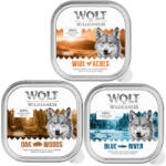 Wolf of Wilderness 6x300g Wolf of Wilderness Adult nedves kutyatáp - Vegyes csomag: vaddisznó, csirke, hal