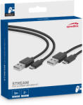 SPEEDLINK Stream Play and Charge Usb Cable Set Black