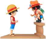  Figurina Statueta Banpresto Wcf Log Stories One Piece Luffy Ace 8cm 89475 Figurina