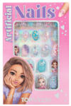 Topmodel Artificial Nails Glitter Beauty And Me Turquoise And Pink