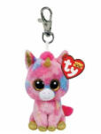 Ty Ty Beanie Boo - Fantasia Multicolor Unicorn Plush Toy Key-clip Random 8.5cm (1607-36619)