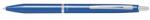 Pilot Golyóstoll, 0, 32 mm, nyomógombos, metálkék tolltest, PILOT "Acro 1000", kék (ACRO1000-COF-SB) - patronbolt
