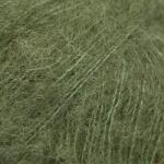 DROPS Design Brushed Alpaca Silk Uni Colour 32 Moss Green Kötőfonal (109832)