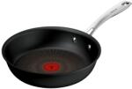 Tefal Tigaie Tefal Excellence+ G3300553, 26 cm, invelis antiaderent, tehnologie FUSIONCORE, Thermo-Signal, maner nituit, aluminiu, inductie, negru (G3300553)
