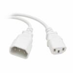 Spacer Cablu prelungitor alimentare C13 la C14 6A 1.8m Alb, Spacer SPPW-C14-C13-6A-1.8-WH (SPPW-C14-C13-6A-1.8-WH)