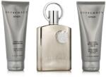 Afnan Supremacy Silver szett férfiaknak Eau de Parfum 100 ml + Borotválkozás utáni balzsam 100 ml +