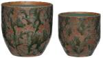 Hübsch set de măști pentru ghivece din ceramică 99KK-DOUZYM_MLC (762002)