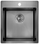 Deante OLFATO PRECIOUS - Acél mosogató, 1 medencés - titanium - ZPO_D10A