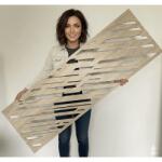  Fali dekorpanel, sávos mintázat, modern 50x150 cm, 3 mm HDF - FP13 sonoma tölgy színű falburkolat