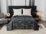  Cuvertura de pat THE FOX AND THE HARE verde inchis Dimensiune: 170 x 210 cm