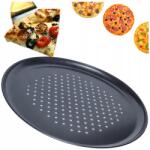 Inmet Acél pizza sütőforma kerek tepsi perforált 32cm (5901092004066)