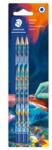 STAEDTLER Ceruza készlet STAEDTLER 170 BK3-1 Multiverzum 3db HB, hatszögletű (170BK3E2-1)