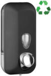SAPHO Ecolored fali műanyag szappanadagoló Soft Touch felülettel, matt fekete A71401VB (A71401VB)
