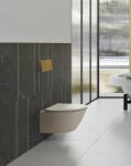 SAPHO Gsi Modo fali kerámia WC csésze 37x54cm SwirlFlush öblítéssel és DualGlaze bevonattal, matt kréta 841508 (841508)