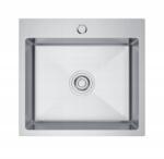 Melanstar Erga Hd, 1 rekeszes acél mosogató 500x450x210 mm, acél, ERG-MLS-HD5045 (MEL5045)