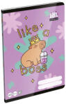 LIZZY Füzet sima LIZZYSULI A/5 32 lapos 20-32 Lollipop Capybara (7500172000) - fotoland