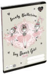 LIZZY Füzet vonalas LIZZYSULI A/5 32 lapos 21-32 4-8. osztályos Tiny Dancer Lovely Ballerina (7500170003) - fotoland