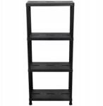 Fürdőszoba Polc 4 Polccal 125kg 60x30x138cm (125)