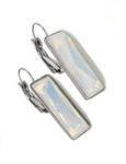  Óriás tégla fülbevaló (white opal) (202102272)