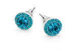 APHRODITÉ bedugós fülbevaló - 8 mm (blue zircon zöld) (2026061601)