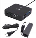 i-tec Usb-c Dp Dual Hdmi dokkoló állomás Power Delivery 100 W Univer (C31TRIVIDPRO100W)