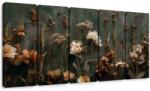 Dovido Tablou 5-piese armonie florală - 150x75