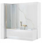 Rea Elegant, kádparaván, 1 szárnyú, 70 x 140 cm, arany-áttetsző, (REA-W5600)