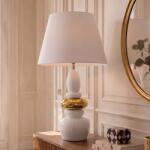 IV Interior Concept Lampa de masa decorativa STONES OF ZEN 70cm auriu alb (A-70020 VC)
