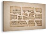 Dovido Tablou partituri muzicale vechi - 120x80
