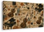Dovido Tablou simfonie muzicală pe pânză - 150x100