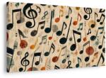 Dovido Tablou simfonie vintage de note muzicale - 30x20