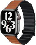 Beline Curea Beline Magnetic Pro Strap compatibila cu Apple Watch 38/40/41mm, Negru / Maro (5905359818717)