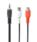 Gembird CABLU audio GEMBIRD Splitter (3.5 jack to 2 x stereo socket), 20cm CCA-406 (timbru verde 0.08 lei)