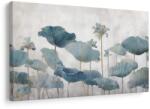 Dovido Tablou flori de lotus albastre - 120x80