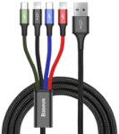 Baseus Cablu de date Type-C Baseus Rapid Series, 4in1, CA1T4-A01, negru