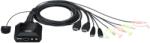ATEN KVM switch Aten USB HDMI 2PORT / CS22H CS22H (timbru verde 0.8 lei)