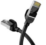 Baseus PATCH CORD UTP Baseus Cat6, fire din cupru, round cable, viteza maxima 1 Gbps, PVC, 0.5m, negru PCWL-AF01 (timbru verde 0.08 lei) - 6953156233119